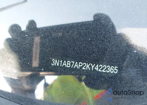 2019 Nissan Sentra Sv z USA, uszkodzony, nr VIN 3N1AB7AP2KY422365